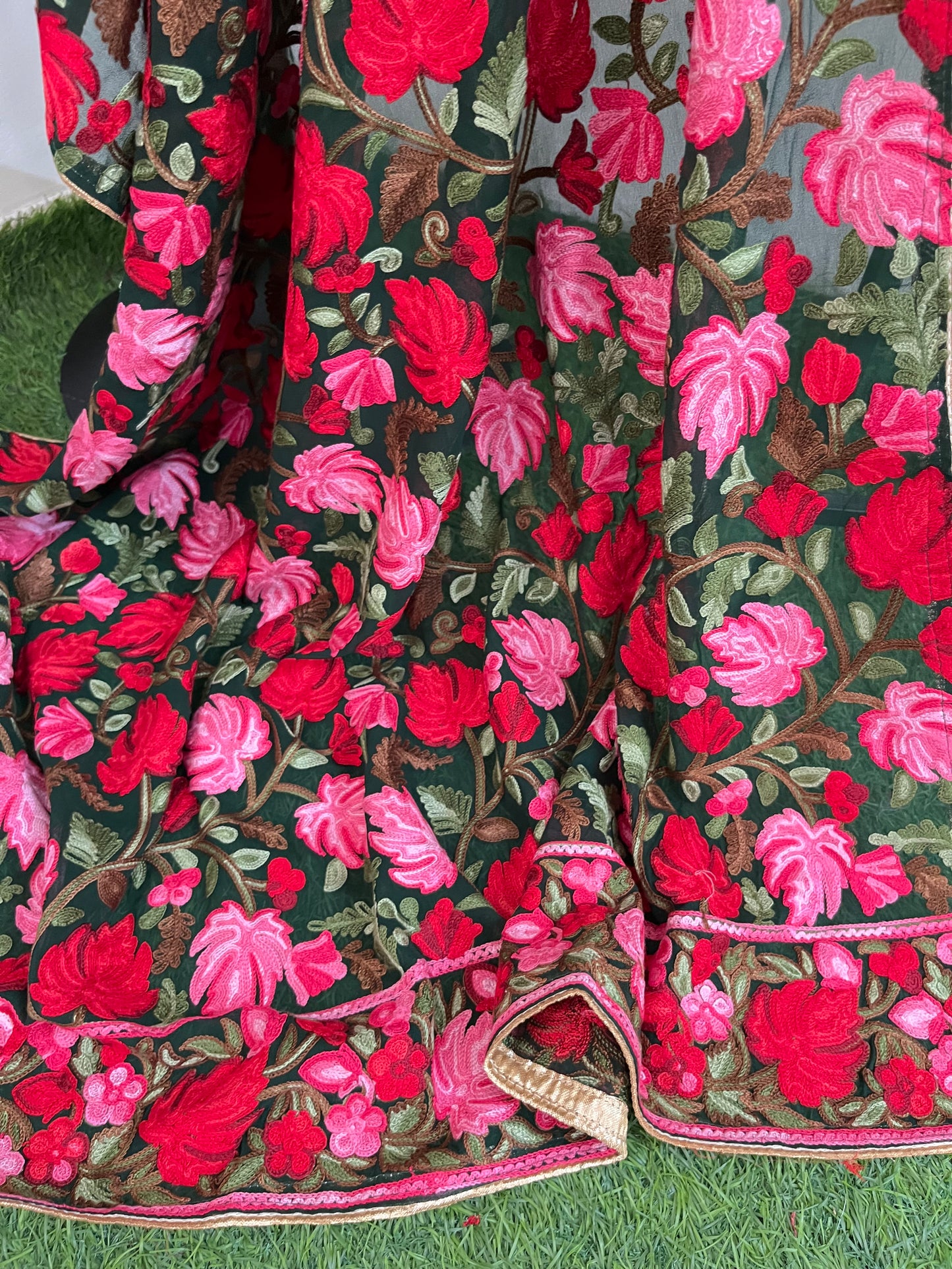Kashmiri Georgette Odhni