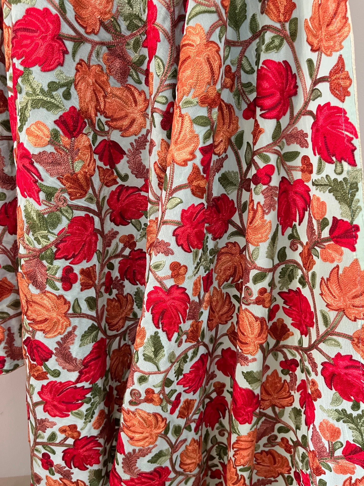 Kashmiri Georgette Odhni