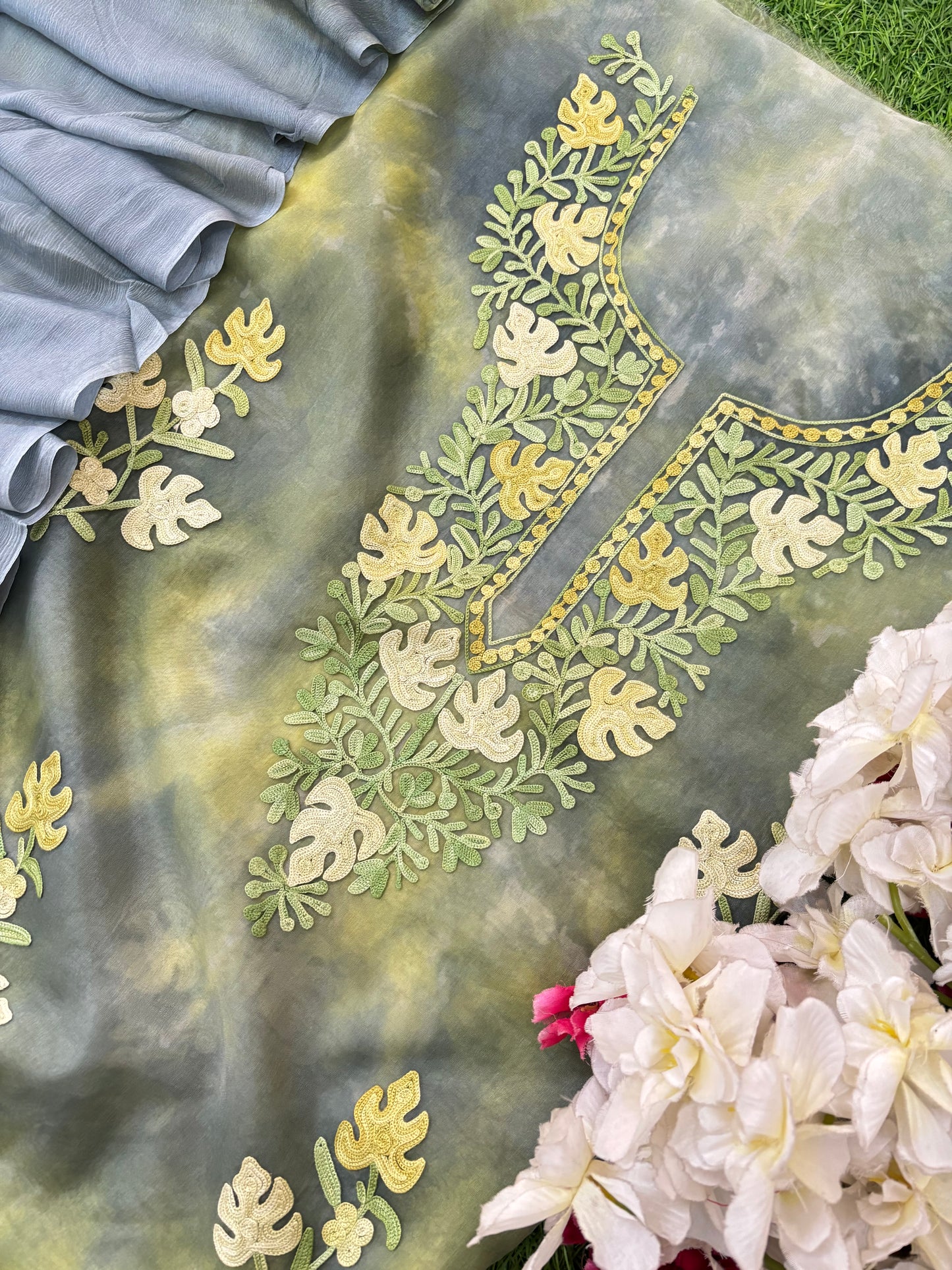 Tye-Dye Organza suit