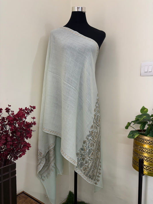 Pista Pancchi Kashmiri Stole