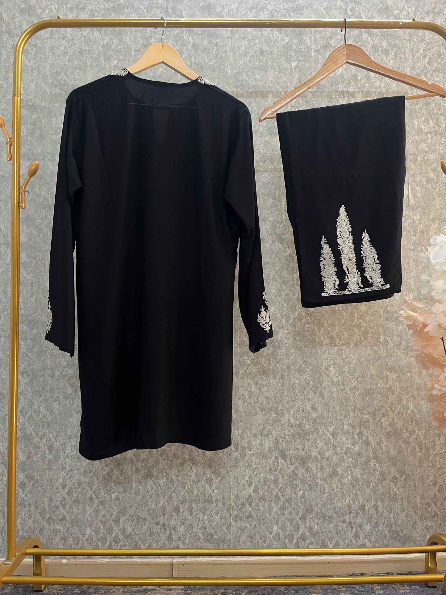 Black Cotton Cord Set (42)