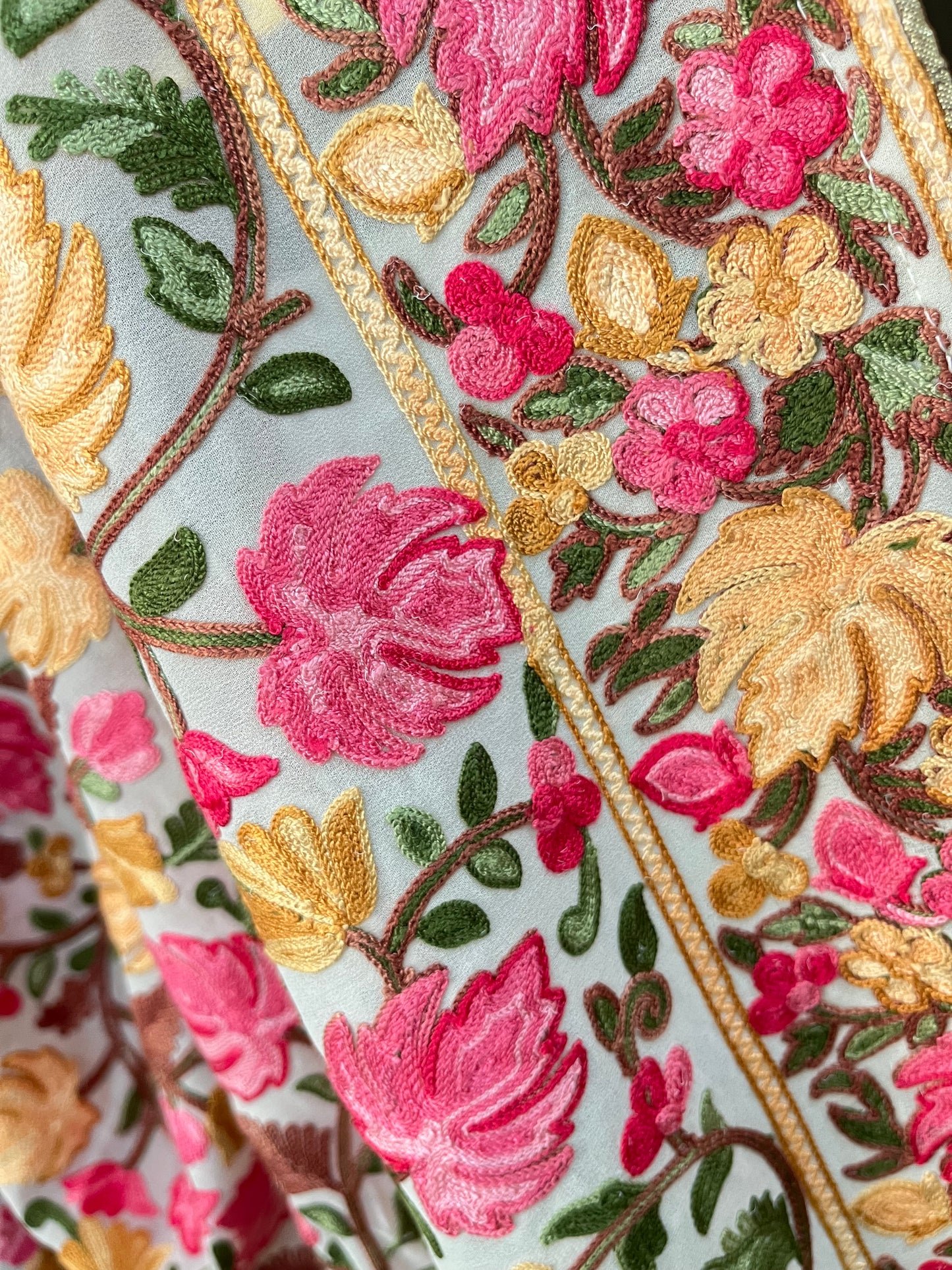 Kashmiri Georgette Odhni