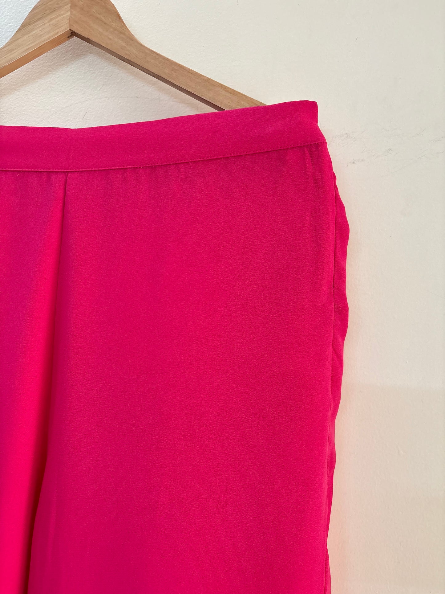 Women Pink Solid Flared Aari Embroidered Palazzos (32)