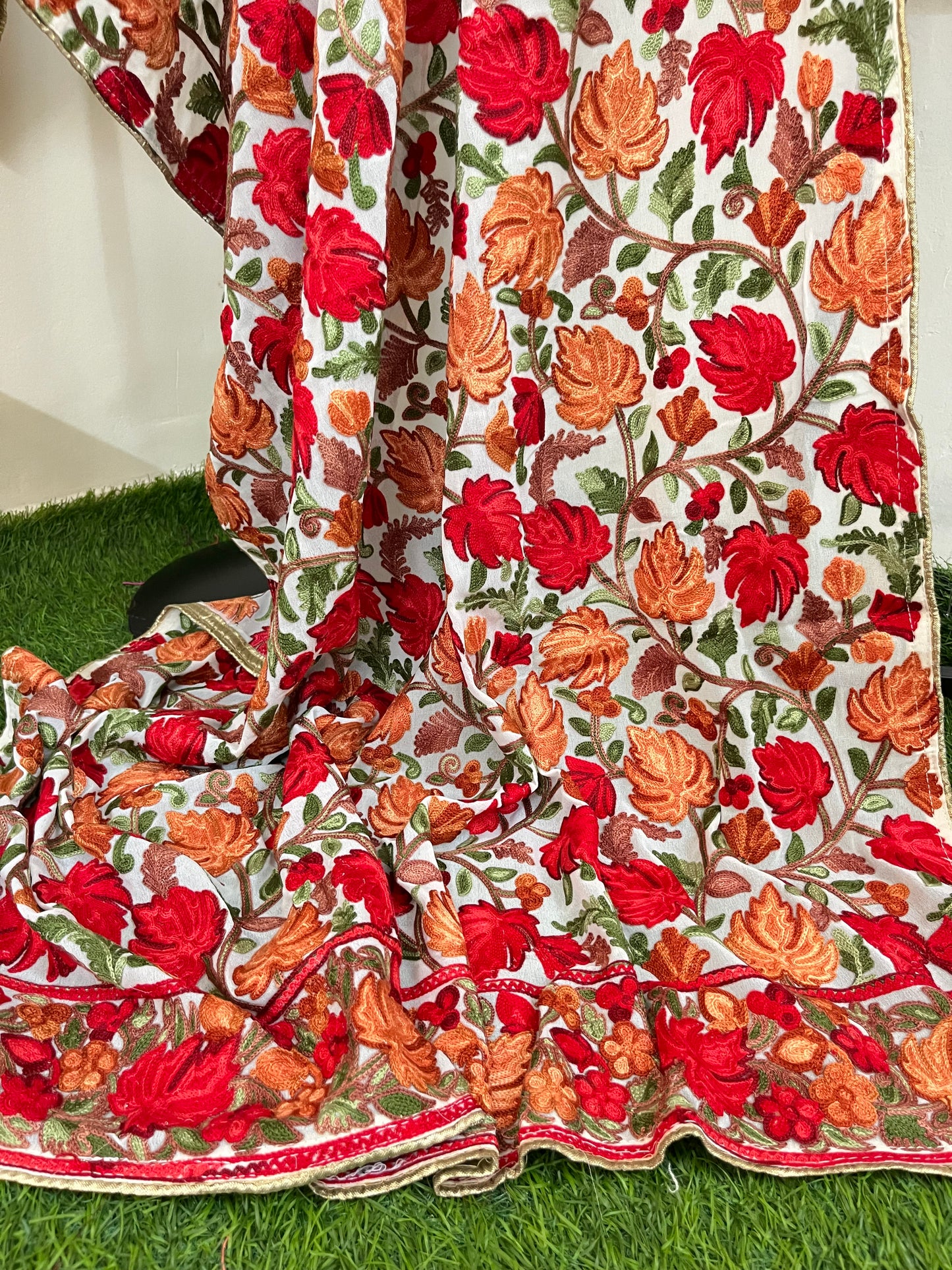 Kashmiri Georgette Odhni
