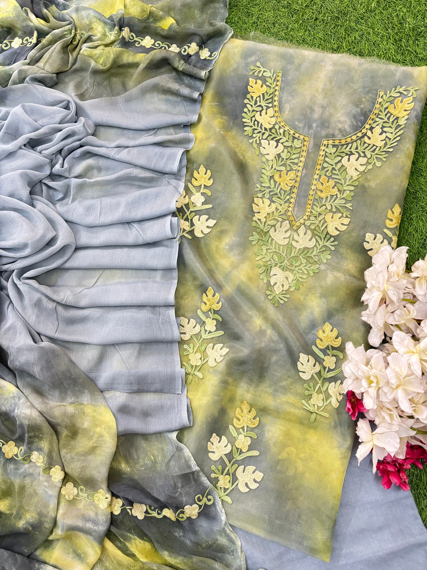 Tye-Dye Organza suit