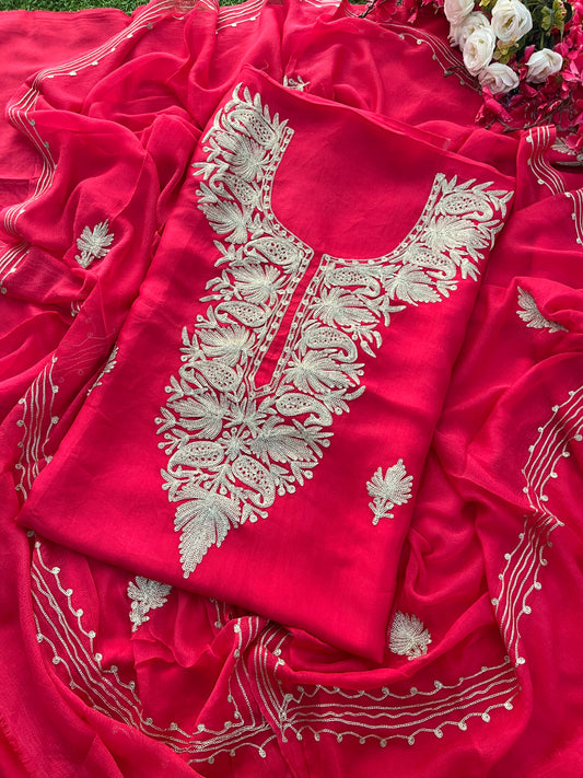 Silk Tilla Kashmiri Suit