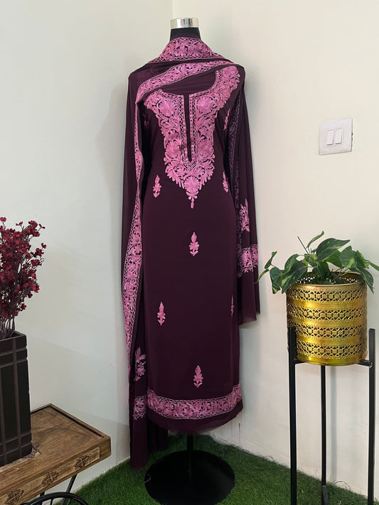 Coke Georgette Kashmiri Suit
