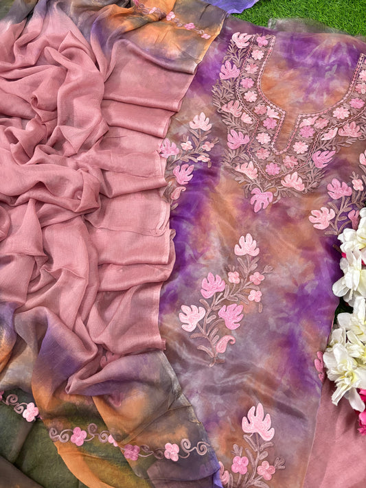 Tye-Dye Organza suit