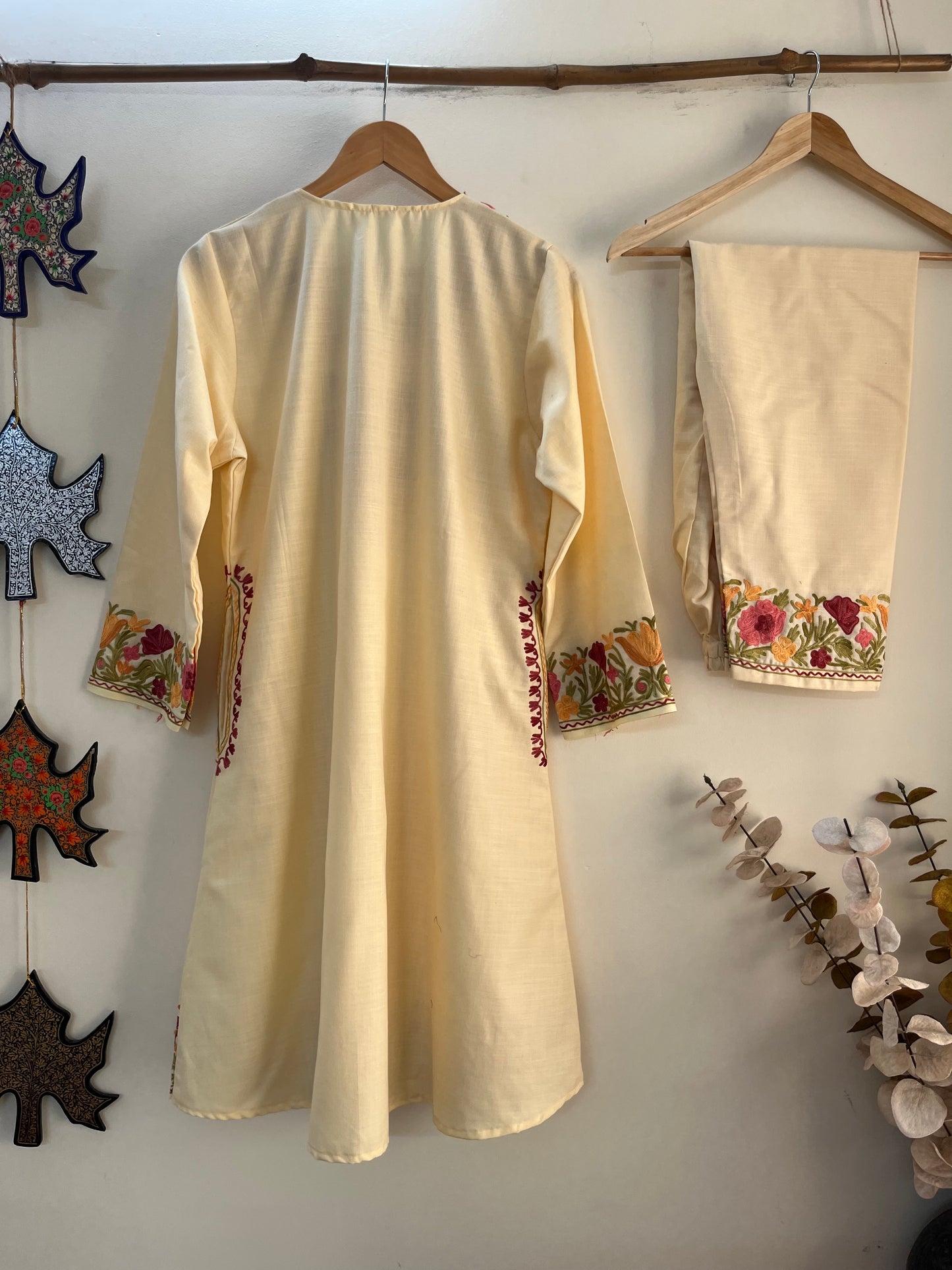 Faun Cotton Stitched Co-ord Set (L)