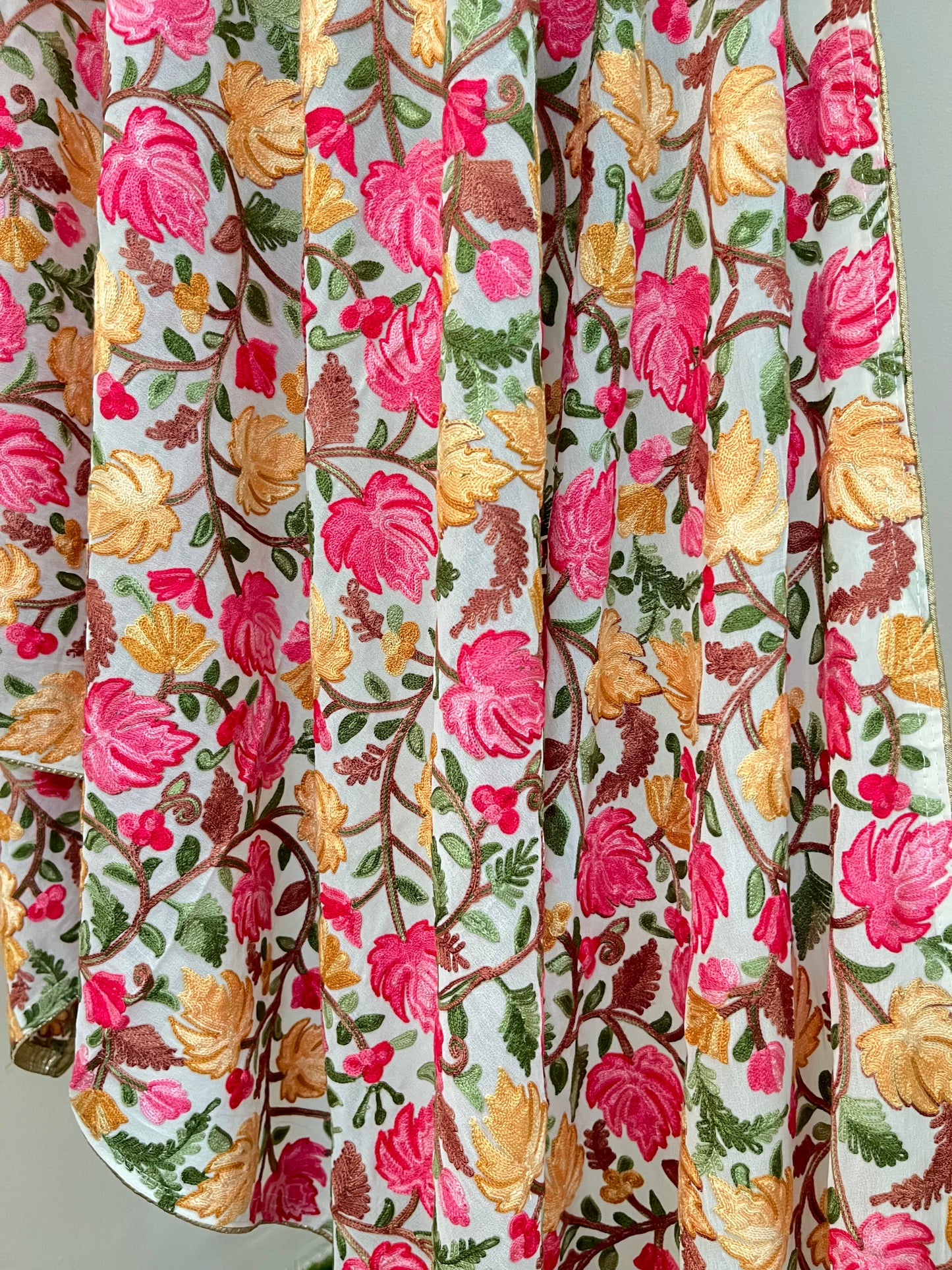 Kashmiri Georgette Odhni