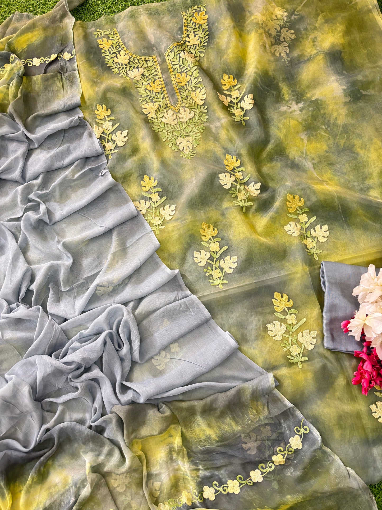 Tye-Dye Organza suit