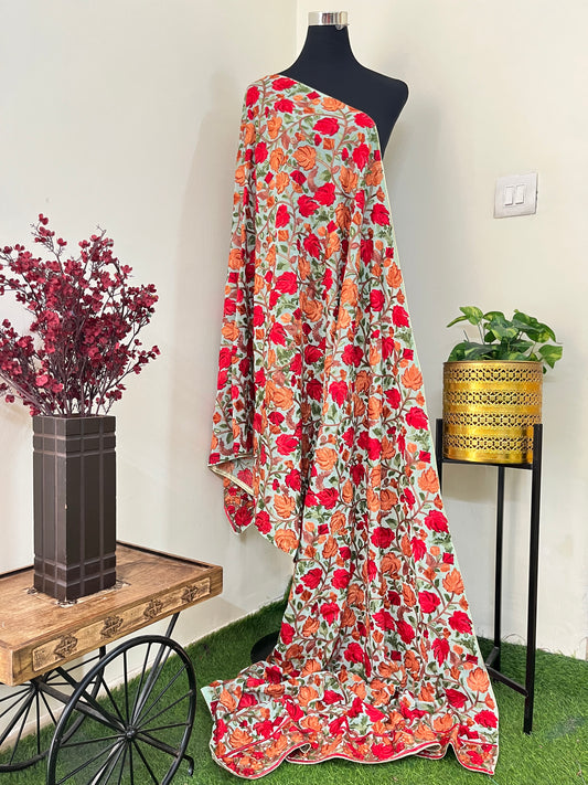 Kashmiri Georgette Odhni