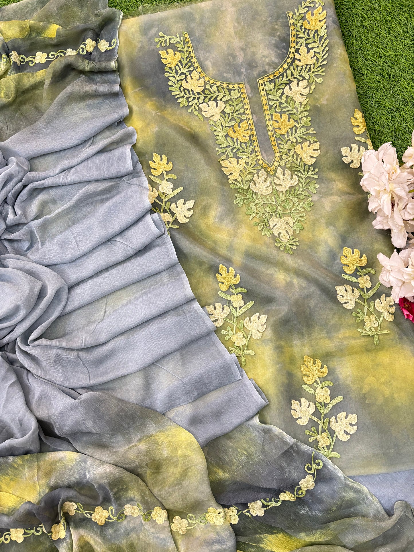 Tye-Dye Organza suit