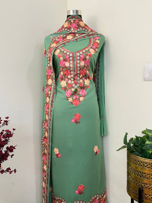 Rayon Cotton Kashmiri 3pc set