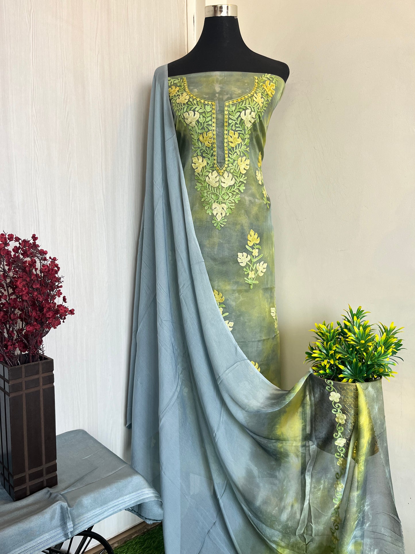 Tye-Dye Organza suit
