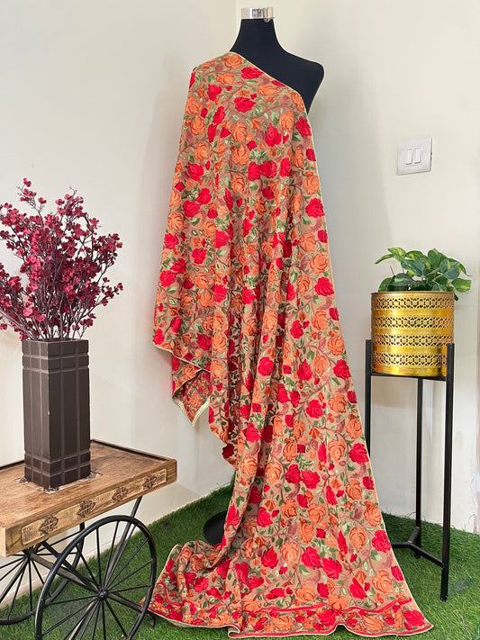 Kashmiri Georgette Odhni