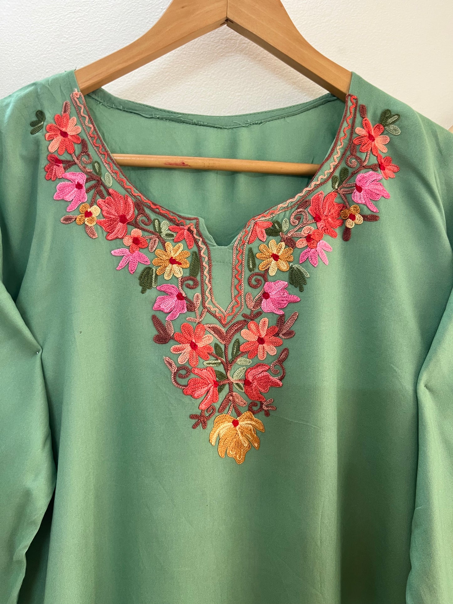 Pastel Green Cotton Cord Set (Free Size/ L)