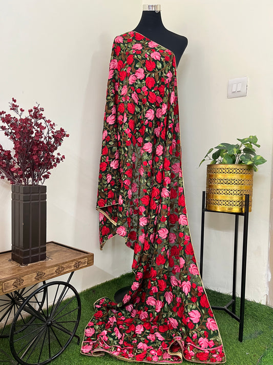 Kashmiri Georgette Odhni