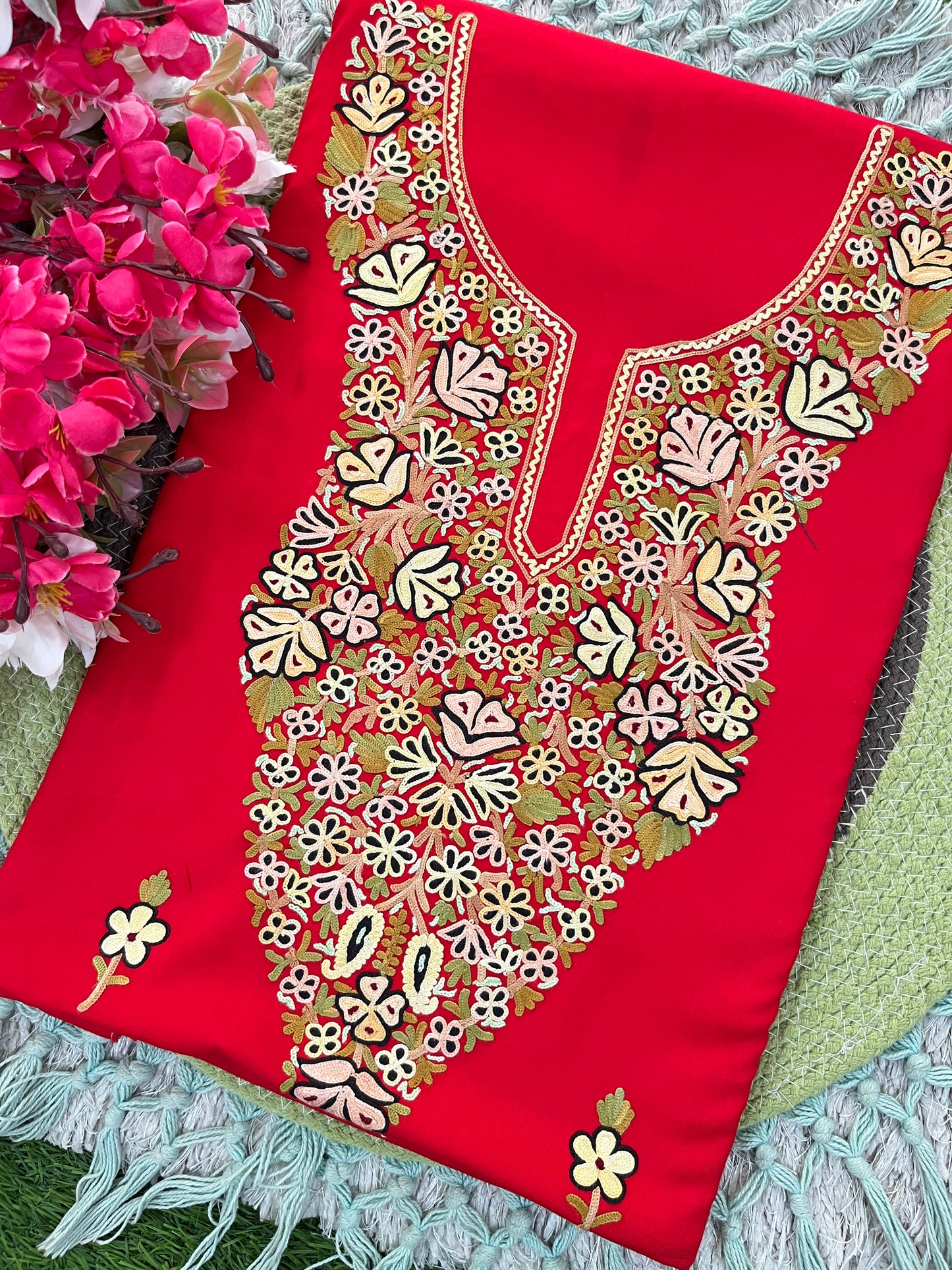 Red Cotton Cord Set