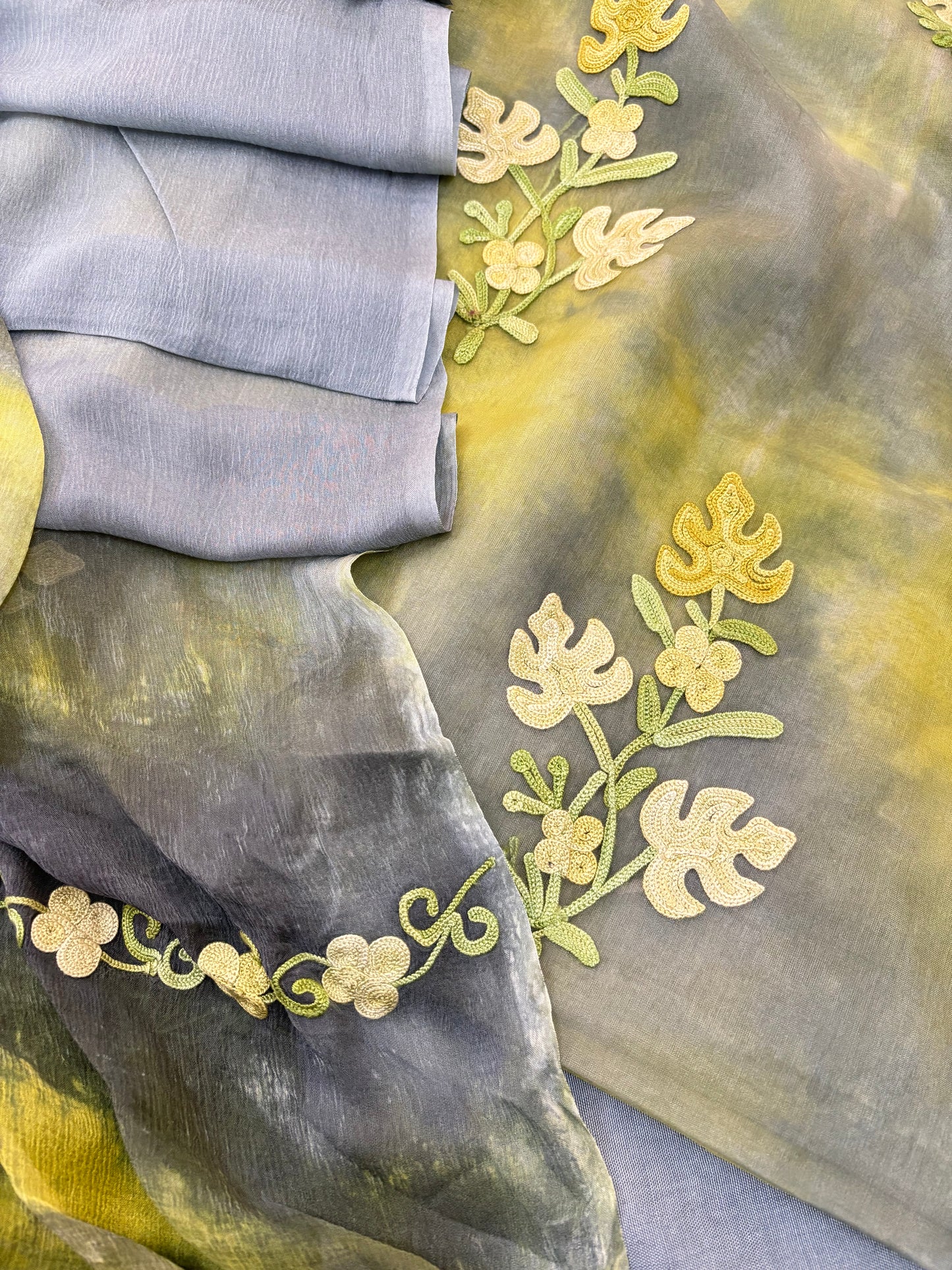 Tye-Dye Organza suit