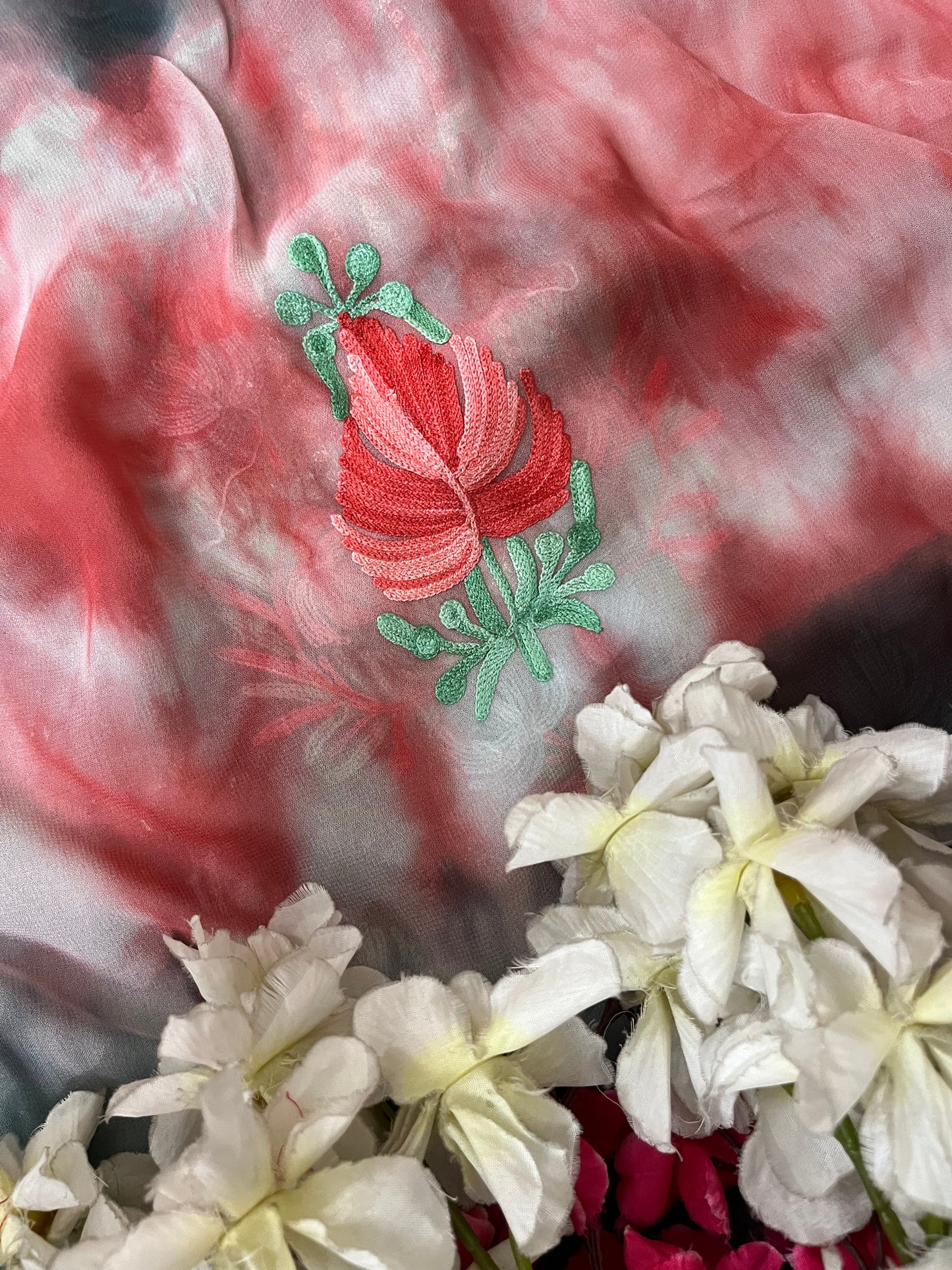 Pure Georgette Ty Dy Kashmiri Suit