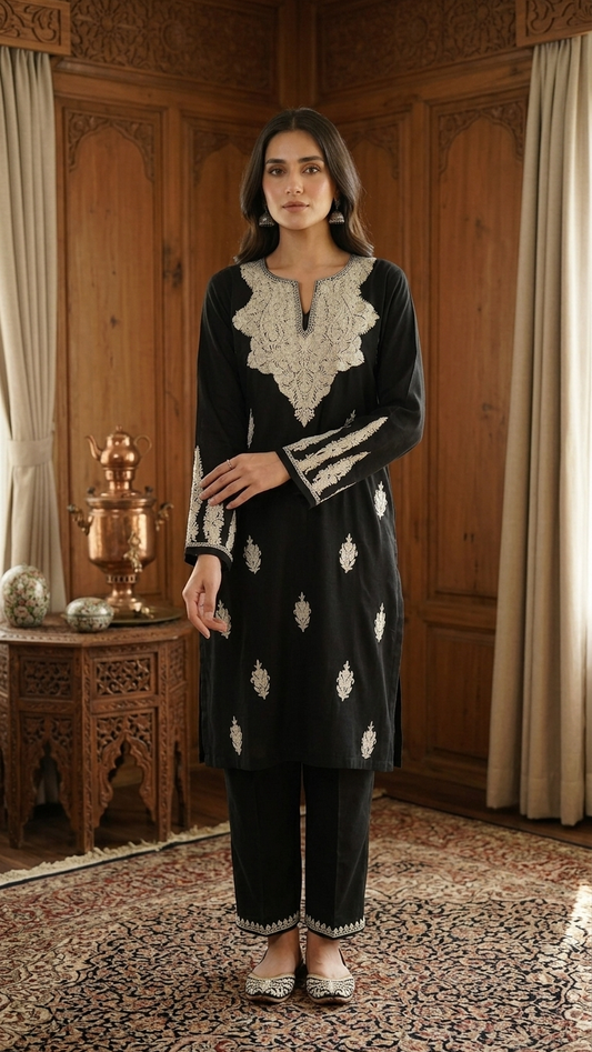 Black Cotton Cord Set (42)