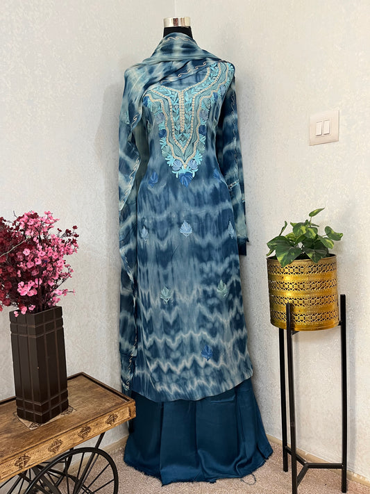 Pure Georgette Ty Dy Kashmiri Suit