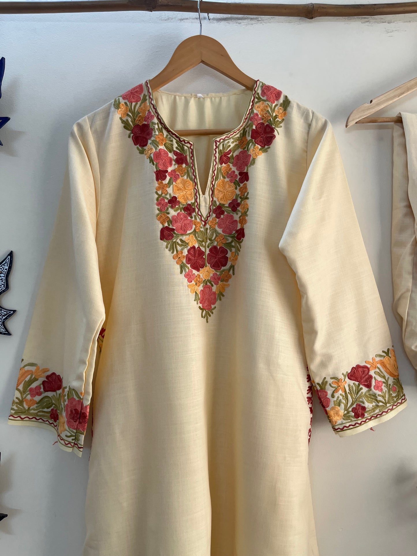 Faun Cotton Stitched Co-ord Set (L)