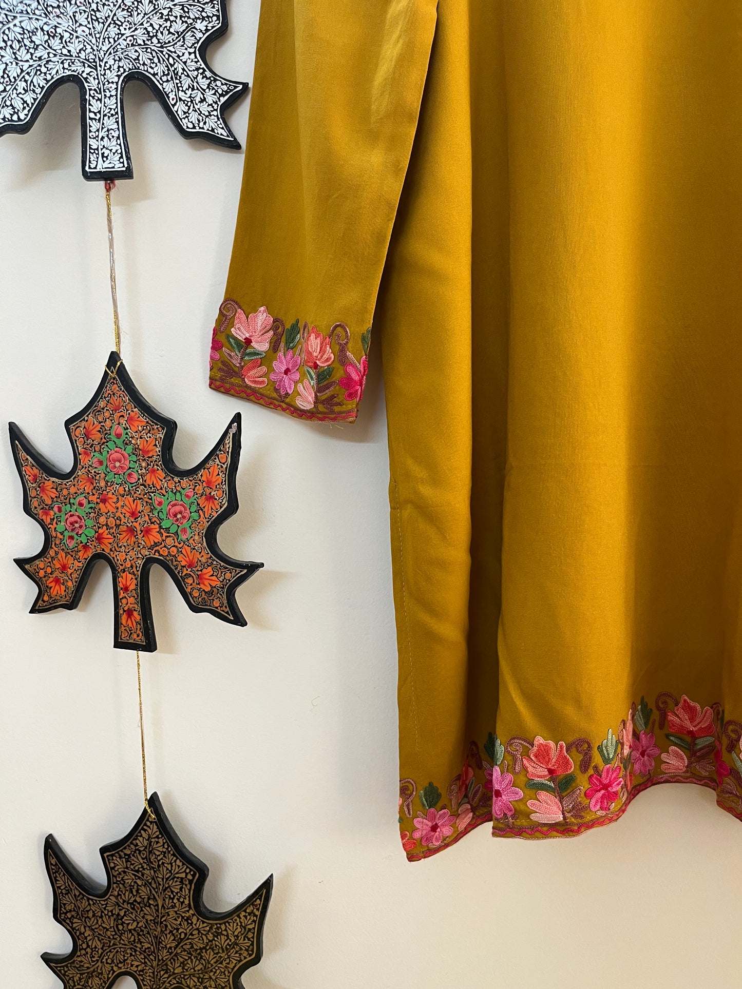 Mustard Cotton Cord Set (Free Size/ XL)