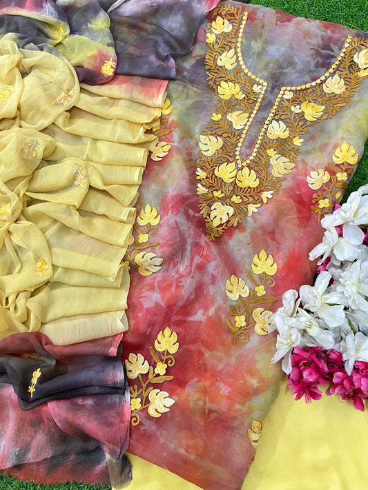 Tye-Dye Organza suit