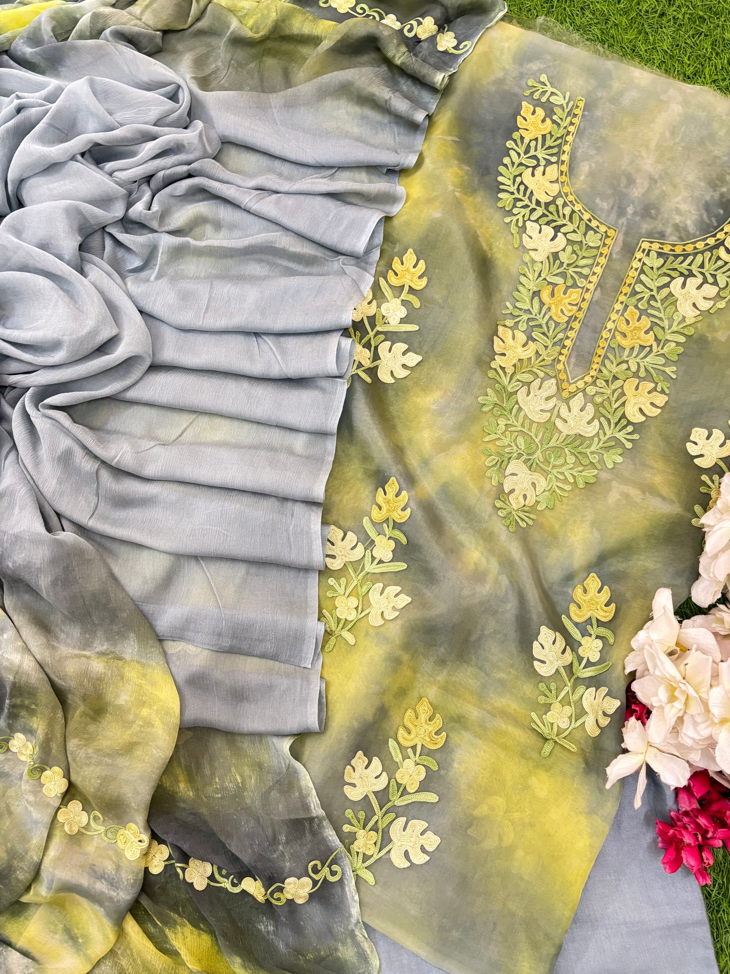 Tye-Dye Organza suit