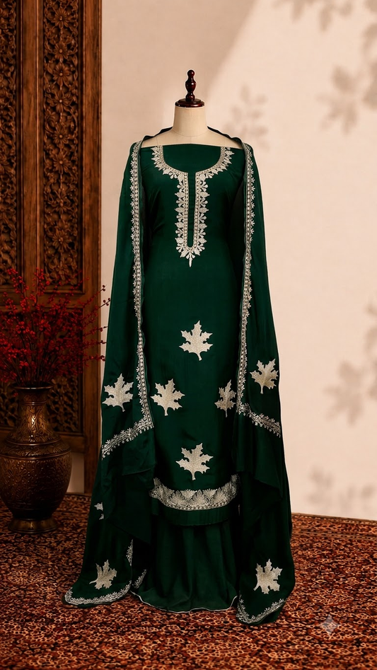 Sanamโ Tilla Embroidered Suit material