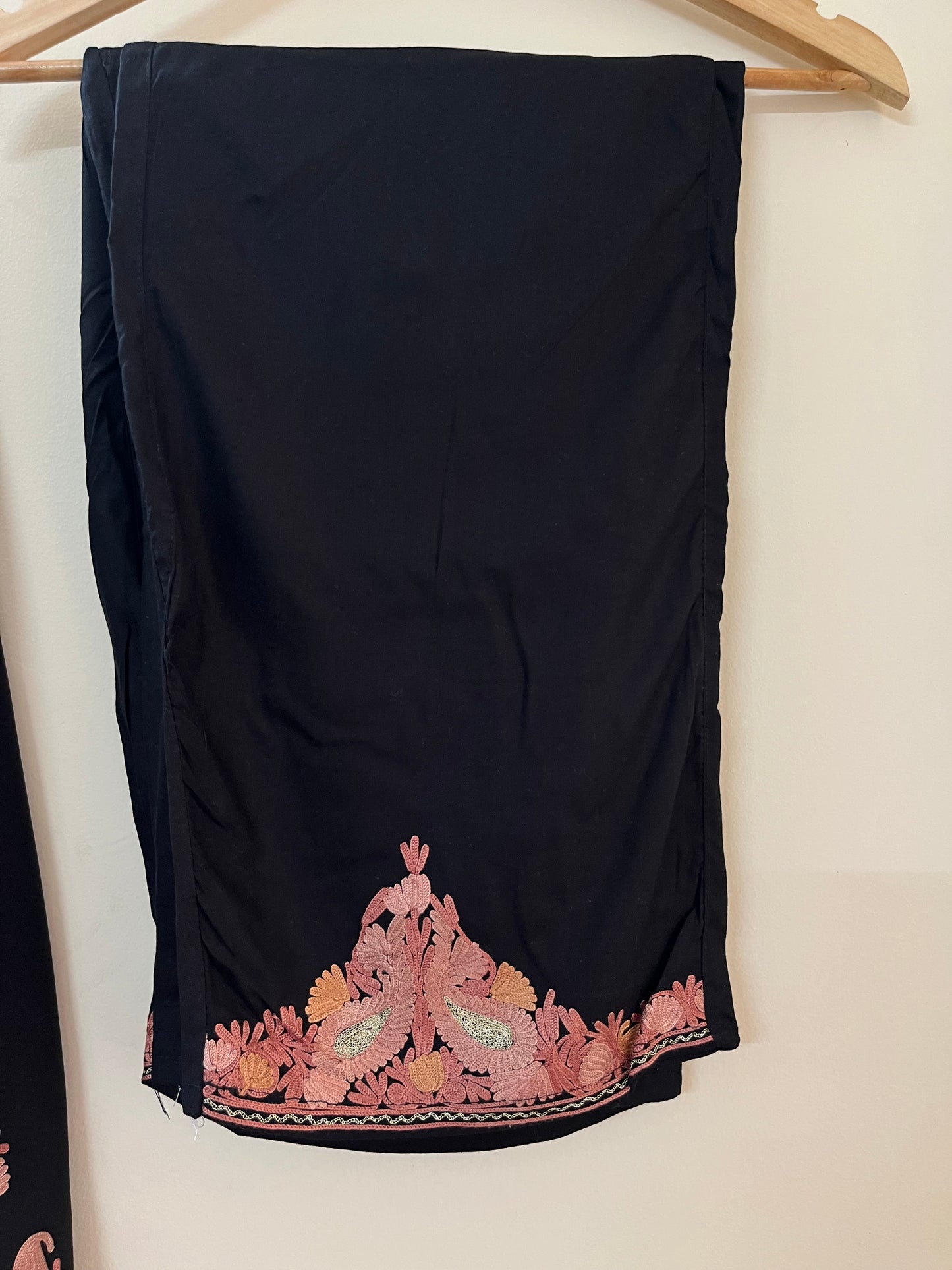 Black Cotton Cord Set (Free Size/ XL)
