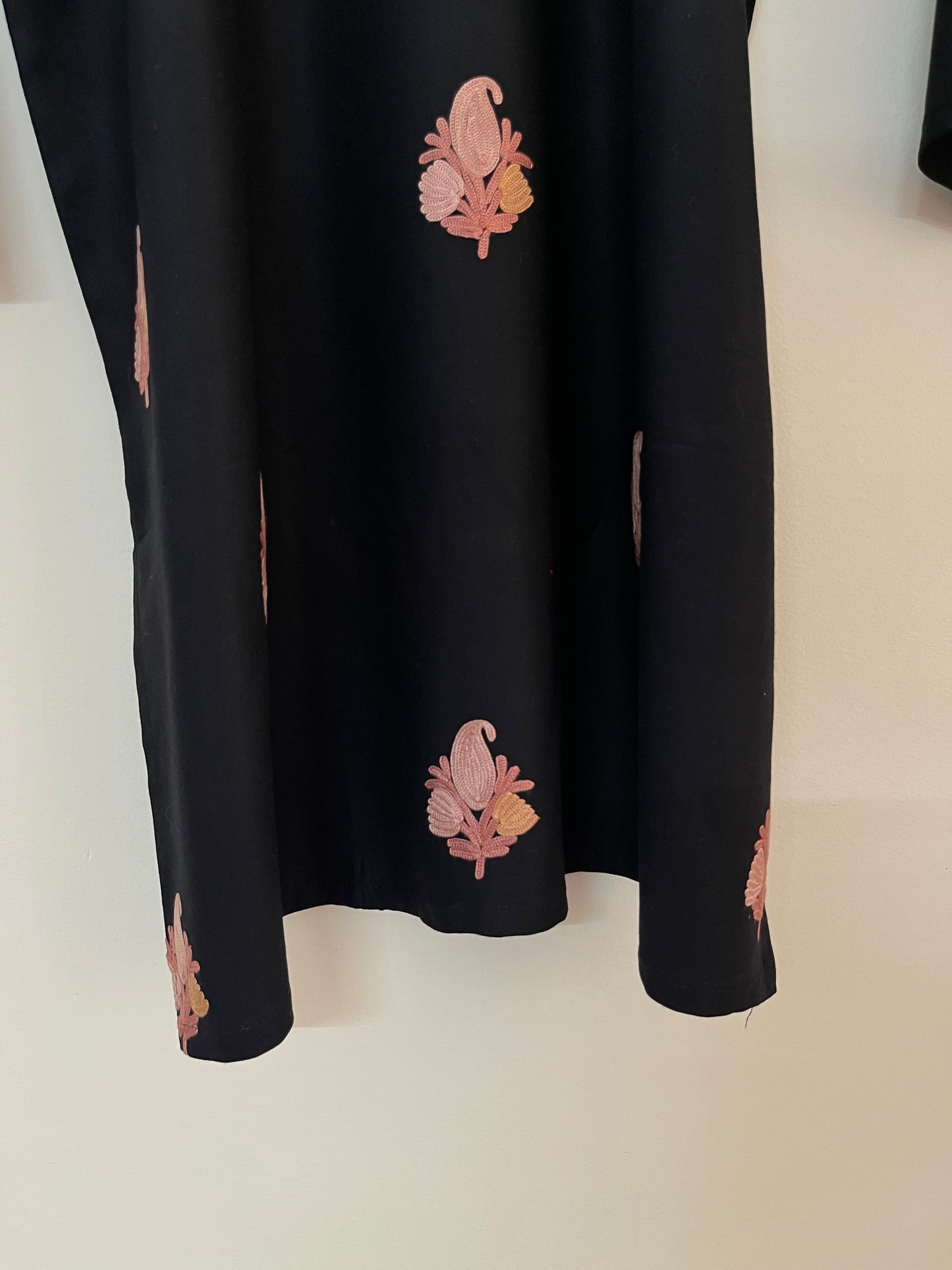 Black Cotton Cord Set (Free Size/ XL)
