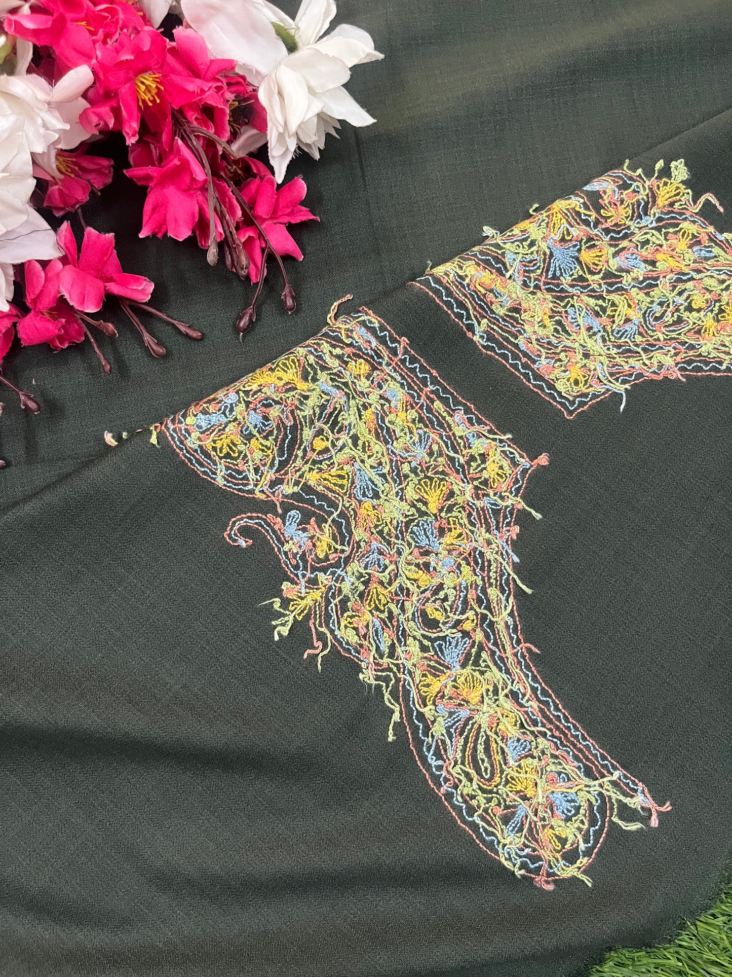 Cotton Two Piece Suit (Hand Embroidered)