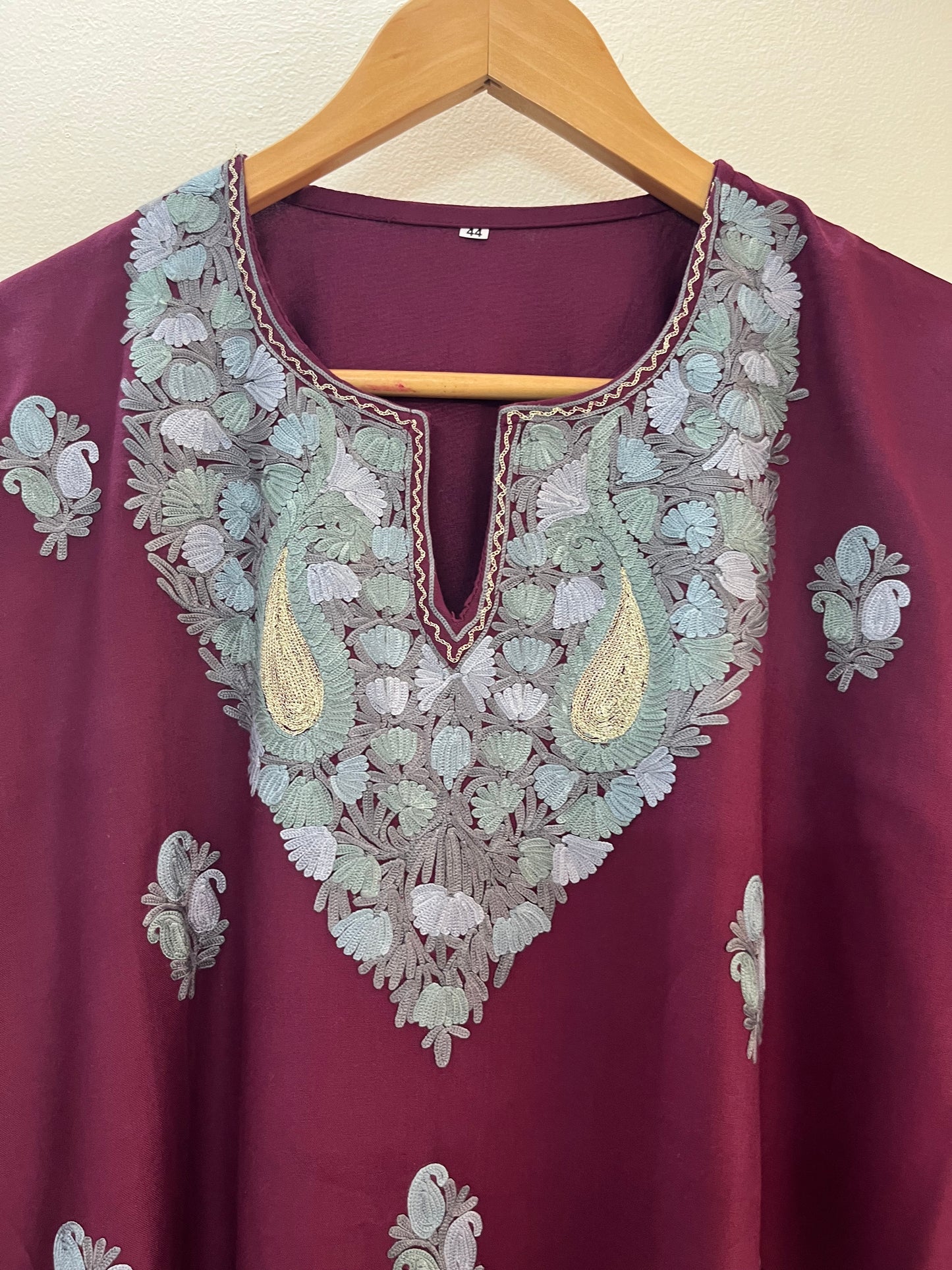 Wine Cotton Cord Set (Free Size/ XL)