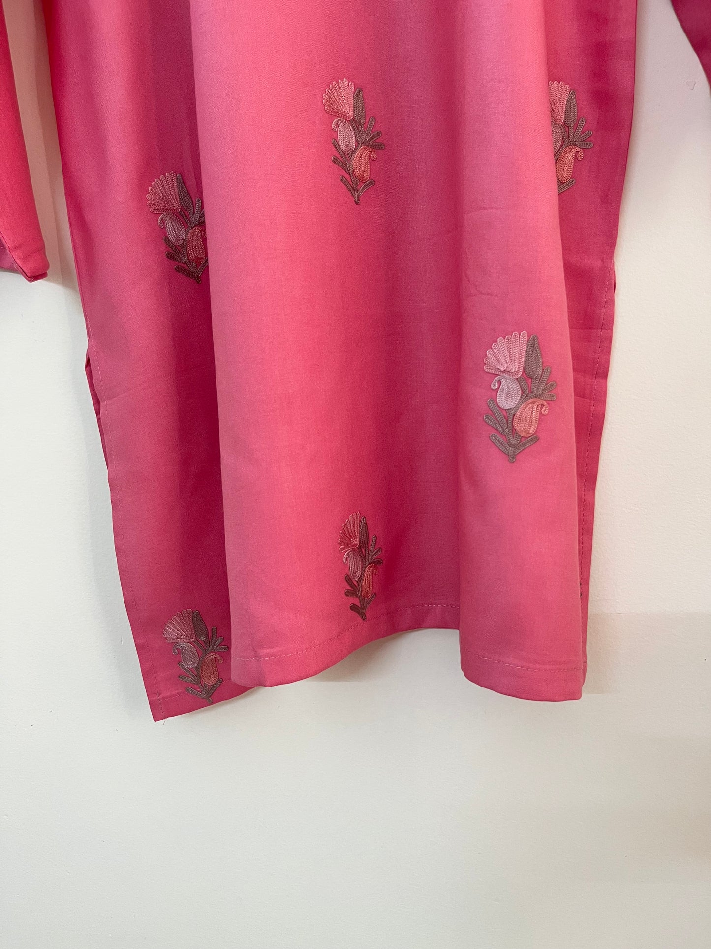 Soft Pink Cotton Cord Set (Free Size/ XL)