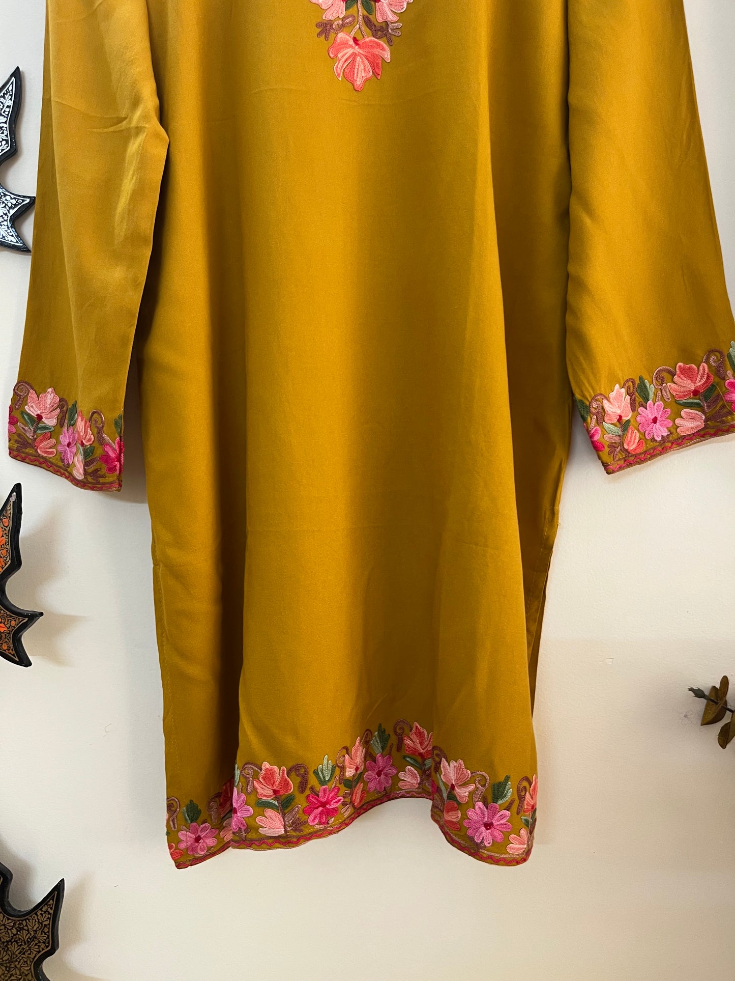 Mustard Cotton Cord Set (Free Size/ XL)
