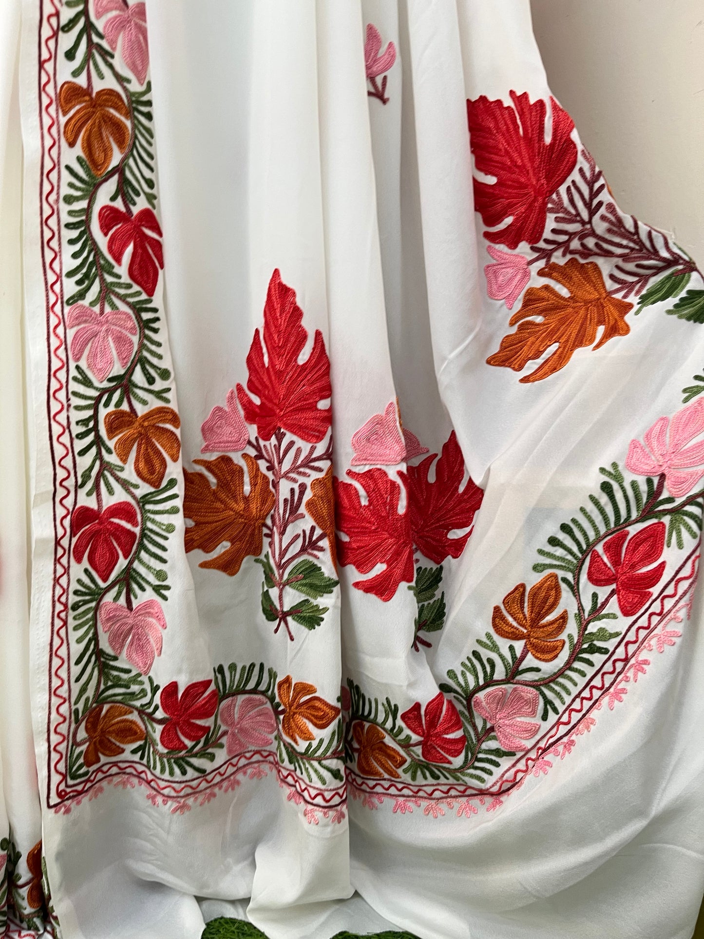 Crape Kashmiri Saree