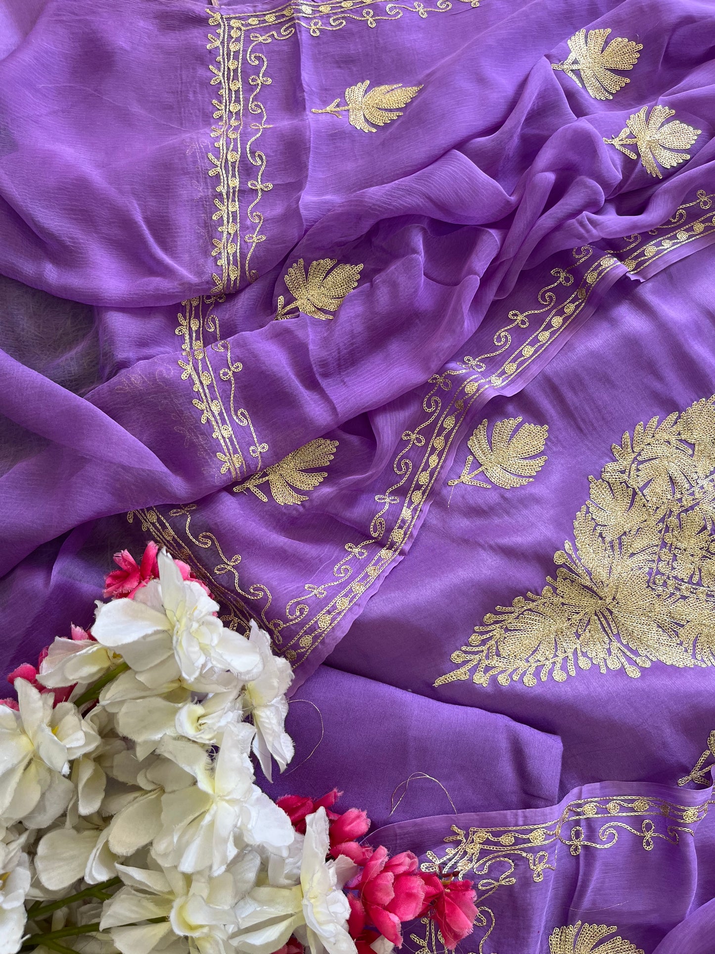 ‘Sanam’ Silk Tilla Kashmiri Suit