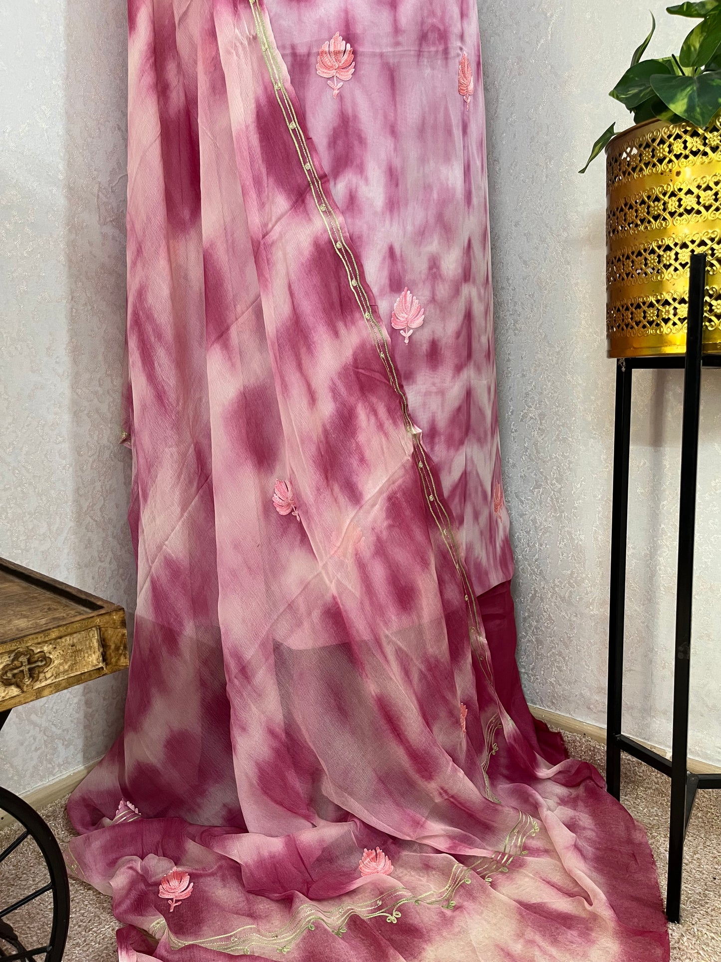 Pure Georgette Ty Dy Kashmiri Suit