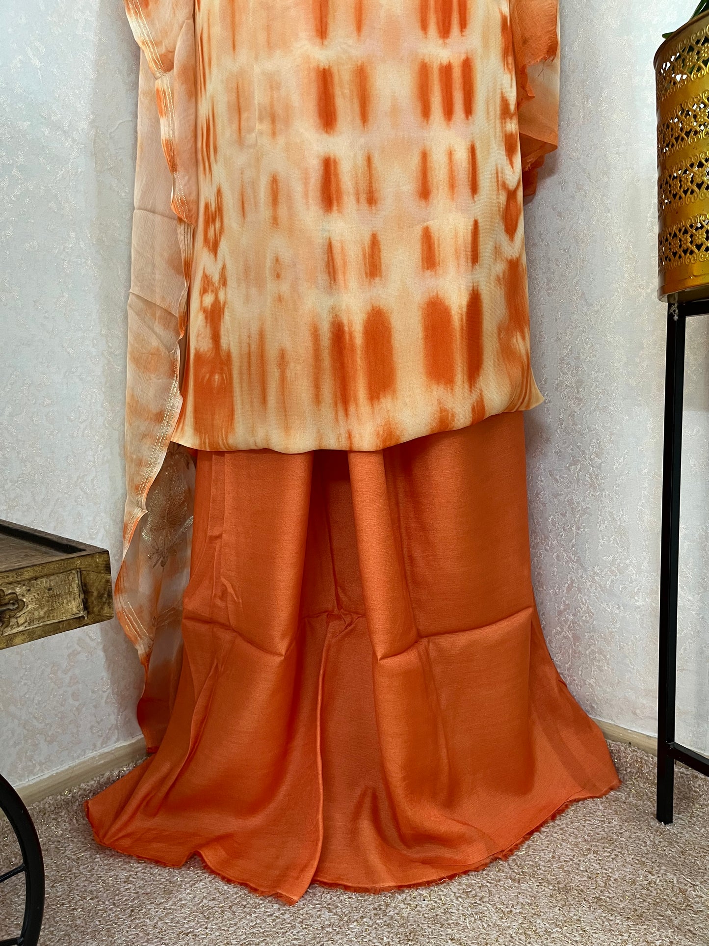 Pure Georgette Ty Dy Kashmiri Suit (length- 40 inch)
