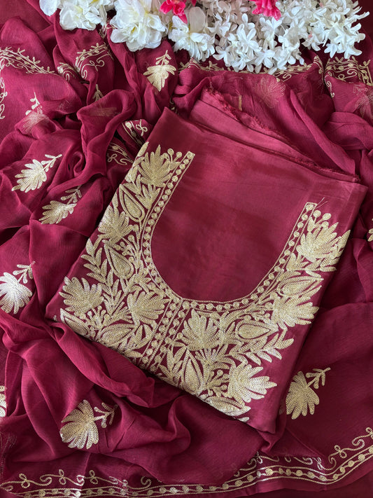 Sanam’ Silk Tilla Kashmiri Suit