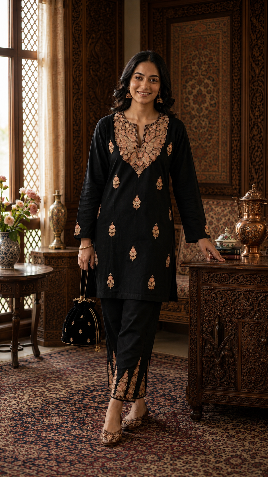 Black Cotton Cord Set (38)