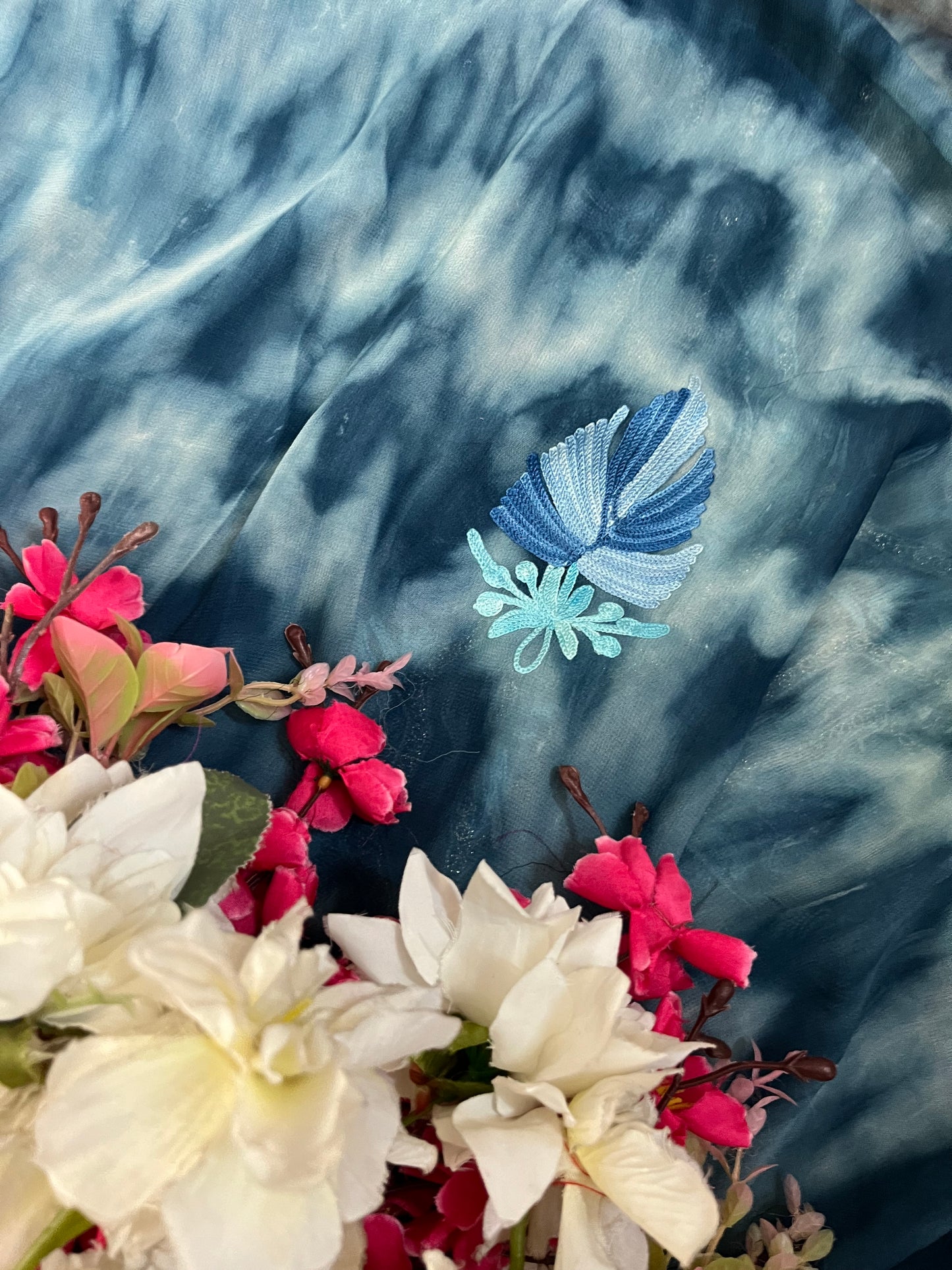 Pure Georgette Ty Dy Kashmiri Suit