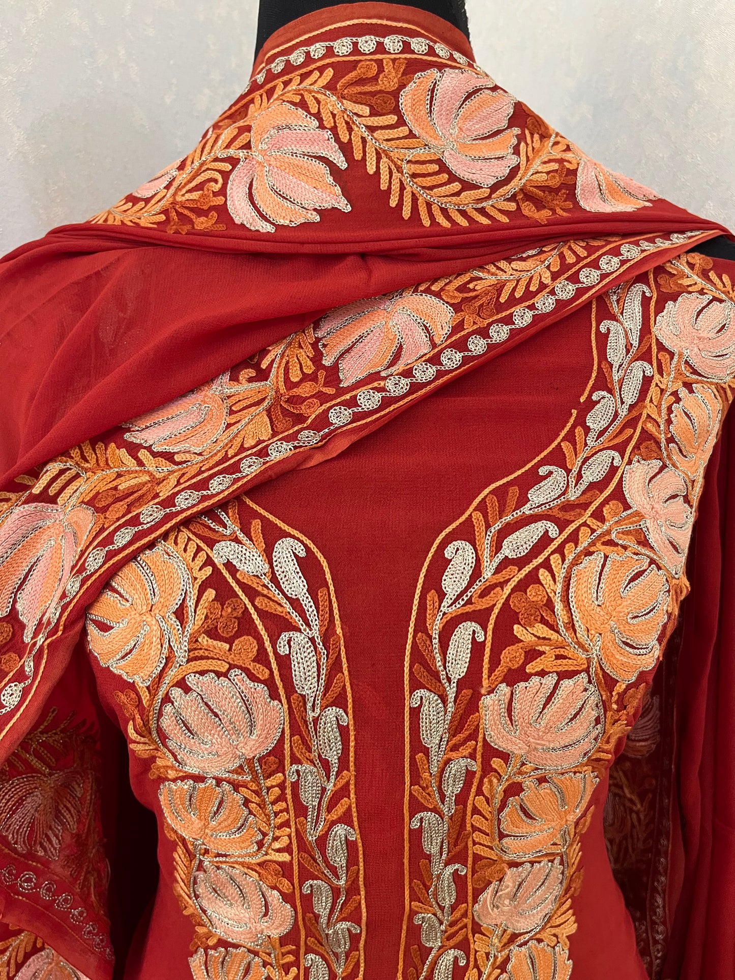 Pure Georgette Kashmiri Suit