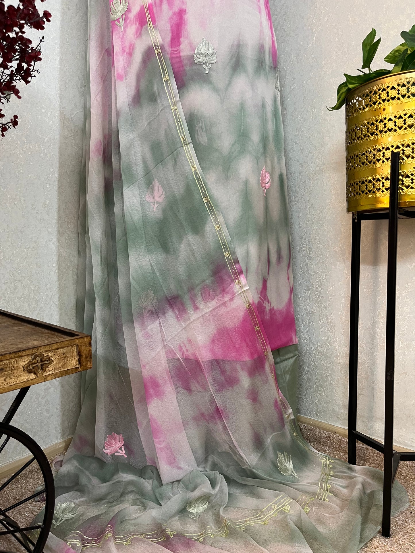 Pure Georgette Ty Dy Kashmiri Suit