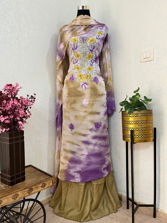 Pure Georgette Ty Dy Kashmiri Suit