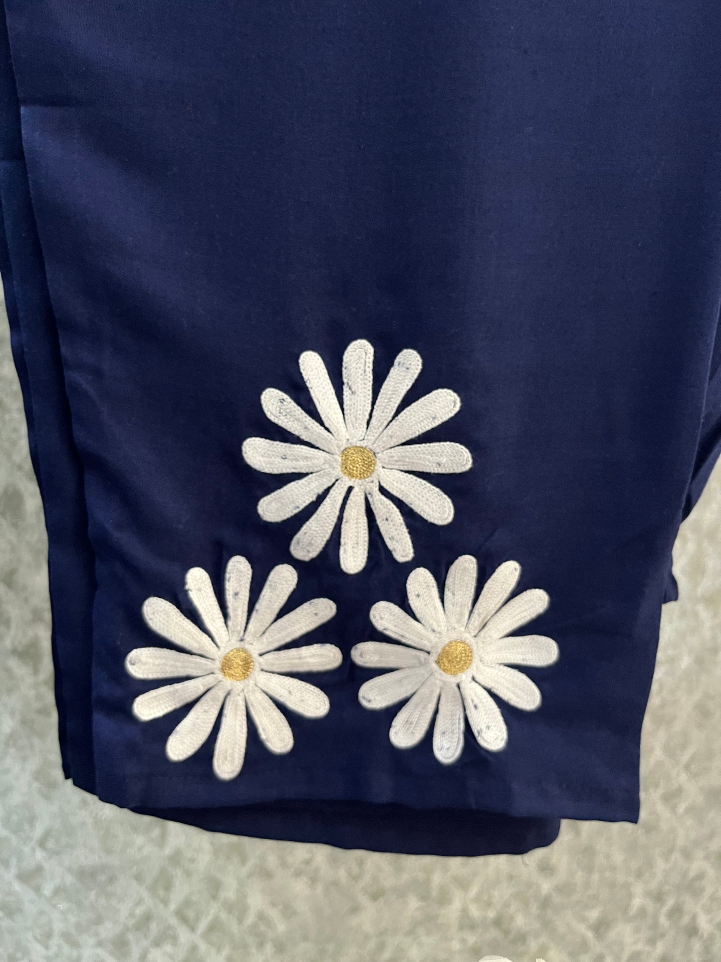 Navy Blue Cotton Cord Set Size(38)