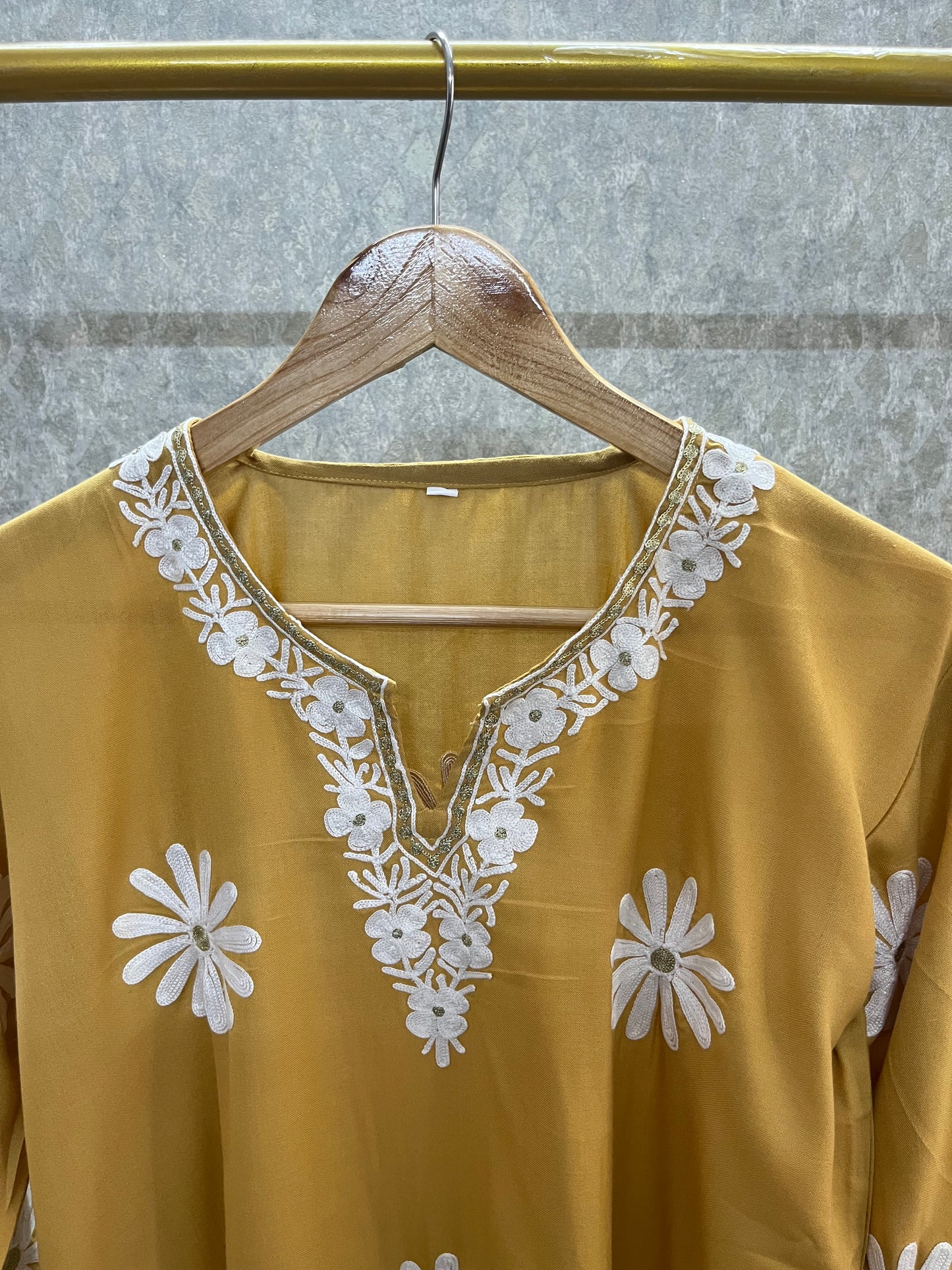 Soft Yellow Cotton Cord Set Size(40)